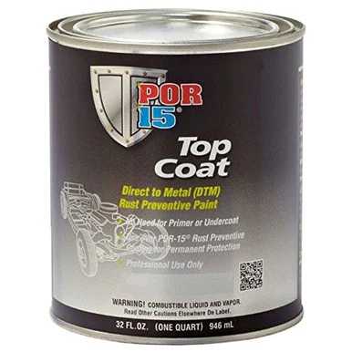 Absolute Coatings 45804 Top Coat Gloss Black - Qt. 45804_59