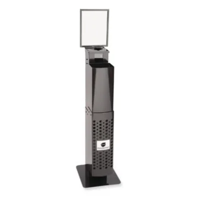 Nice-Pak Q438FP Pop-up Floorstand, 12 X 14.5 X 51.5, Black