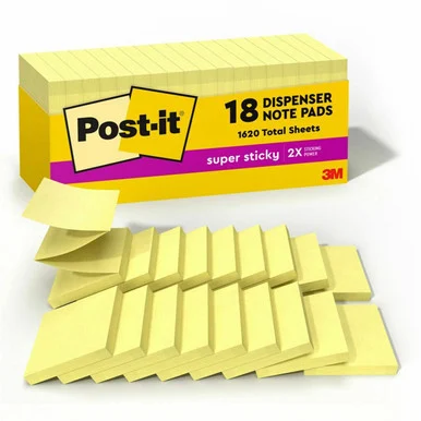 Post-it® Super Sticky Notes Cabinet Pack (r33018sscycp)