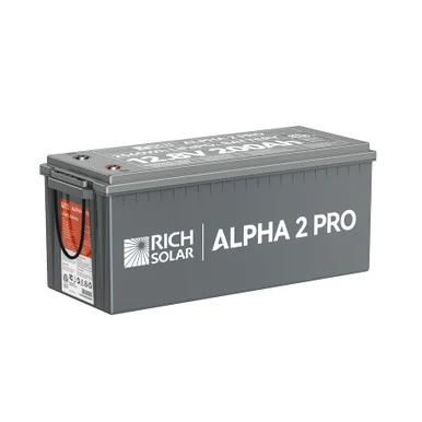 Rich Solar RSB122SP Alpha 2 Pro 12V 200Ah LiFePO4 Battery - UL1973 Certified