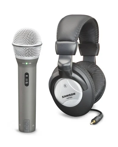Samson Q2U Rugged Wired Dynamic Microphone - Gray (saq2u)