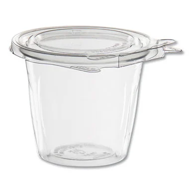 Dart SC12F Safeseal Tamper-resistant, Tamper Evident Bowls, Flat Lid, 12 Oz, 4.36 X 8.84 X 3.51, Clear, Plastic, 256/carton