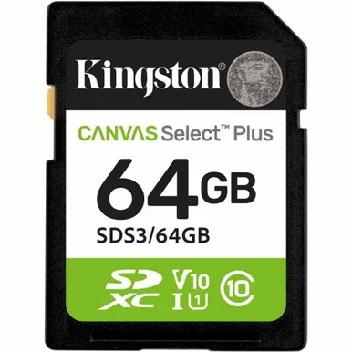 Kingston SDS3-64GB 64GB SDXC Memory Card SDS3/64GB