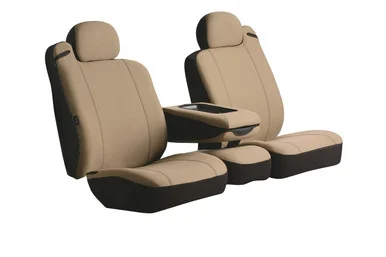 Fia SP8971 TAUPE Poly-Cotton Front Bucket Seat Cover - Taupe SP8971 TAUPE