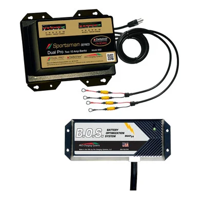 Dual Pro SS2/BOS12V2 Ss2 2 Bank Battery Charger W/2 Bank B.o.s. SS2/BOS12V2