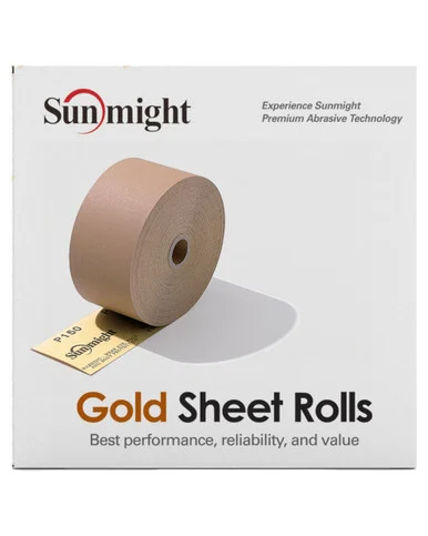 Sunmight Usa SUN-22207 Gold - 2-3/4 X 25 Yd P Sa Sheet Roll Grit 100 22207_59