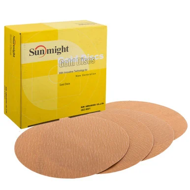 Gold - 6 No Hole Grip D Disc 180Grit Box/50 2410_59_1