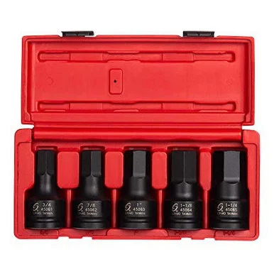 Sunex SUU-4506 3/4" Dr Sae Hex Dr Impact Socket Set, 5pc 4506_59