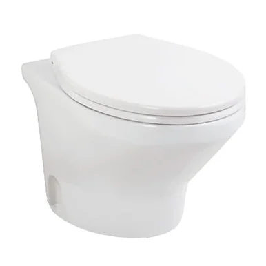 Thetford T-COM012PW/TSFT/NA Compass Touch Toilet - Low, White - 12v TCOM012PW/TSFT/NA