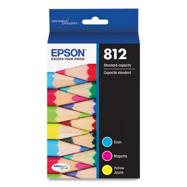 Epson T812520S T812520s (t812) Durabrite Ultra Ink, C,m,y-300 Page-yield, Cyan/magenta/yellow