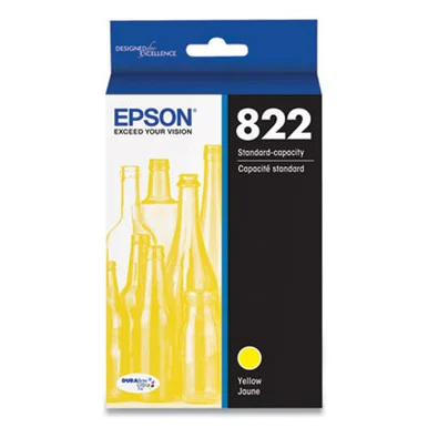 Epson T822420S T822420s (t822) Durabrite Ultra Ink, 240 Page-yield, Yellow