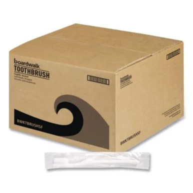 Boardwalk TBRUSHSF Toothbrush, White, 144/carton