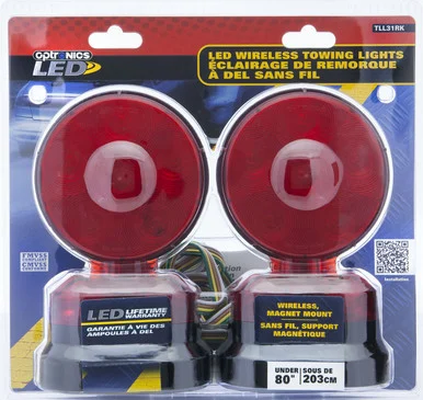 Optronics TLL31RK Led Towing Light Kit;red;wireless