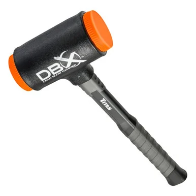 Titan TTN-63645 Dbx 45 Oz. Dead Blow Hammer With Polyurethane Striking Caps