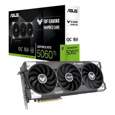 TUF NVIDIA GeForce 5060 Ti Graphic Card - 8 GB GDDR7 (tuf-rtx5060ti-o8g-gaming)
