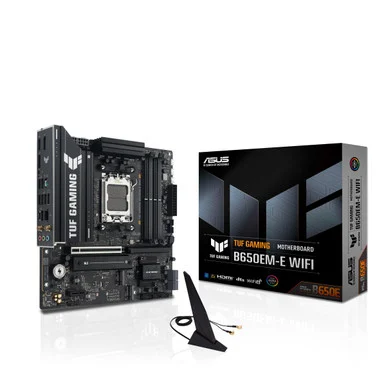 TUF GAMING B650EM-E WIFI Gaming Desktop Motherboard - AMD B650 Chipset - Socket AM5 - Micro ATX (tufgamingb650em-ewifi)