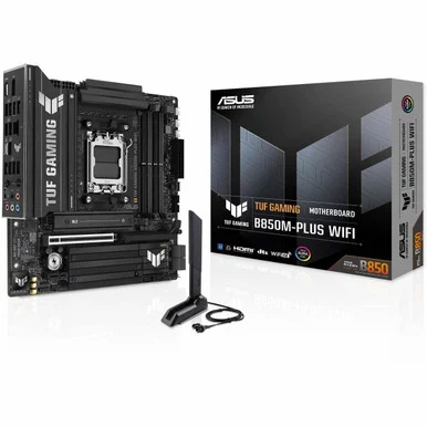 TUF B850M-PLUS WIFI7 Gaming Desktop Motherboard - AMD B850 Chipset - Socket AM5 - Micro ATX (tufgamingb850m-pluswif)