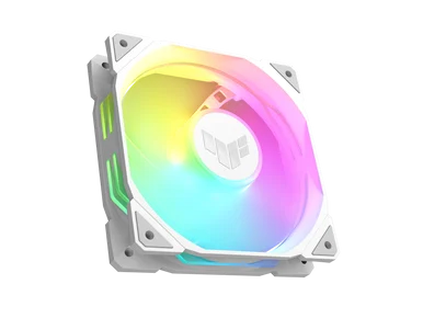 ASUS TUFGAMINGTR120FANARGBREVERSEWHITE3IN1 120mm ARGB Reverse-Blade Case Fans Triple Pack (White)
