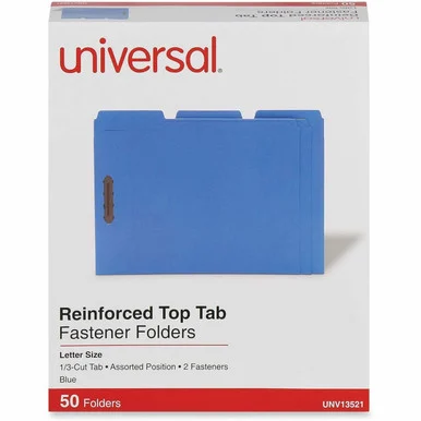 Universal 1/3 Tab Cut Letter Classification Folder (unv-13521)