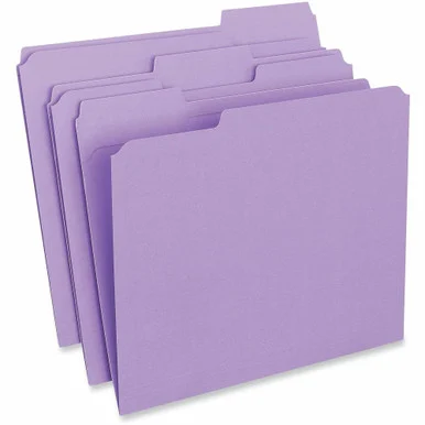 Universal 1/3 Tab Cut Letter Top Tab File Folder (unv-16165)