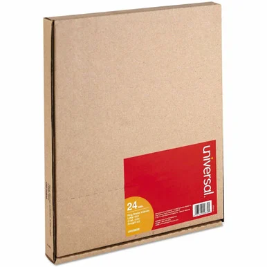 Universal Insertable Tab Index, 5-Tab, 11 x 8.5, Buff, Assorted Tabs, 24 Sets (unv-20830)