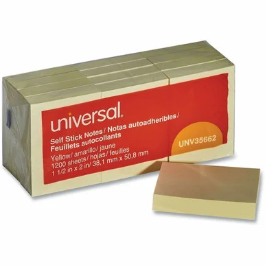 Universal Note Pad (unv-35662)