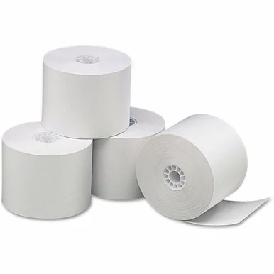 Universal Direct Thermal Printing Paper Rolls, 2.25" x 85 ft, White, 3/Pack (unv-35761)