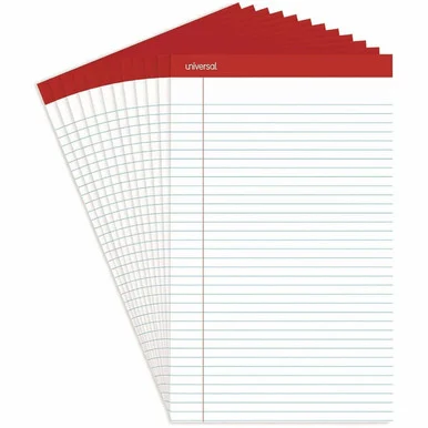 Universal Perforated Edge Writing Pad (unv-45000)