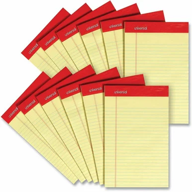 Universal Perforated Edge Writing Pad (unv-46200)