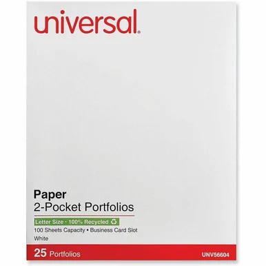 Universal Pocket Folder (unv-56604)