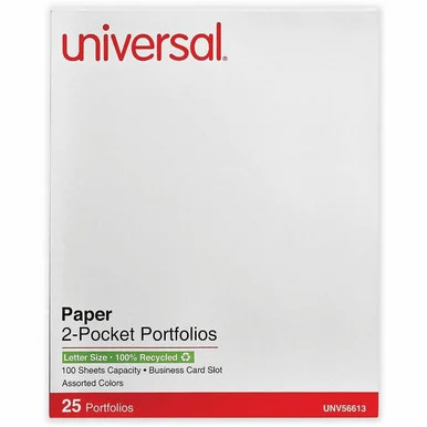 Universal Pocket Folder (unv-56613)