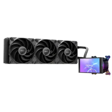 Antec VORTEXVIEW360 360mm Liquid CPU Cooler With LCD Screen And RGB Fans