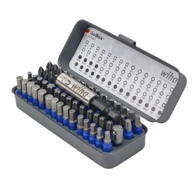 Wiha Tools WIH-76868 61 Piece Gobox Terminatorblue Impact Bit Set 76868_59