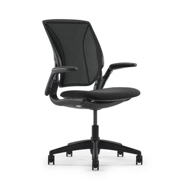 Peripheral Logix WL11B1J10AU17SS Humanscale World LM Task Chair - Black Frame with Autumn Seat