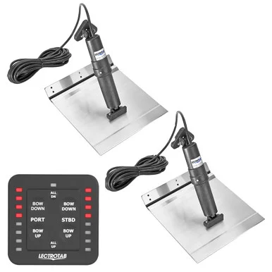 Lecrotab XKASL9X18A Lectrotab Xka Aluminum Alloy Trim Tab Kit W/one-touch Control - 9 X 18