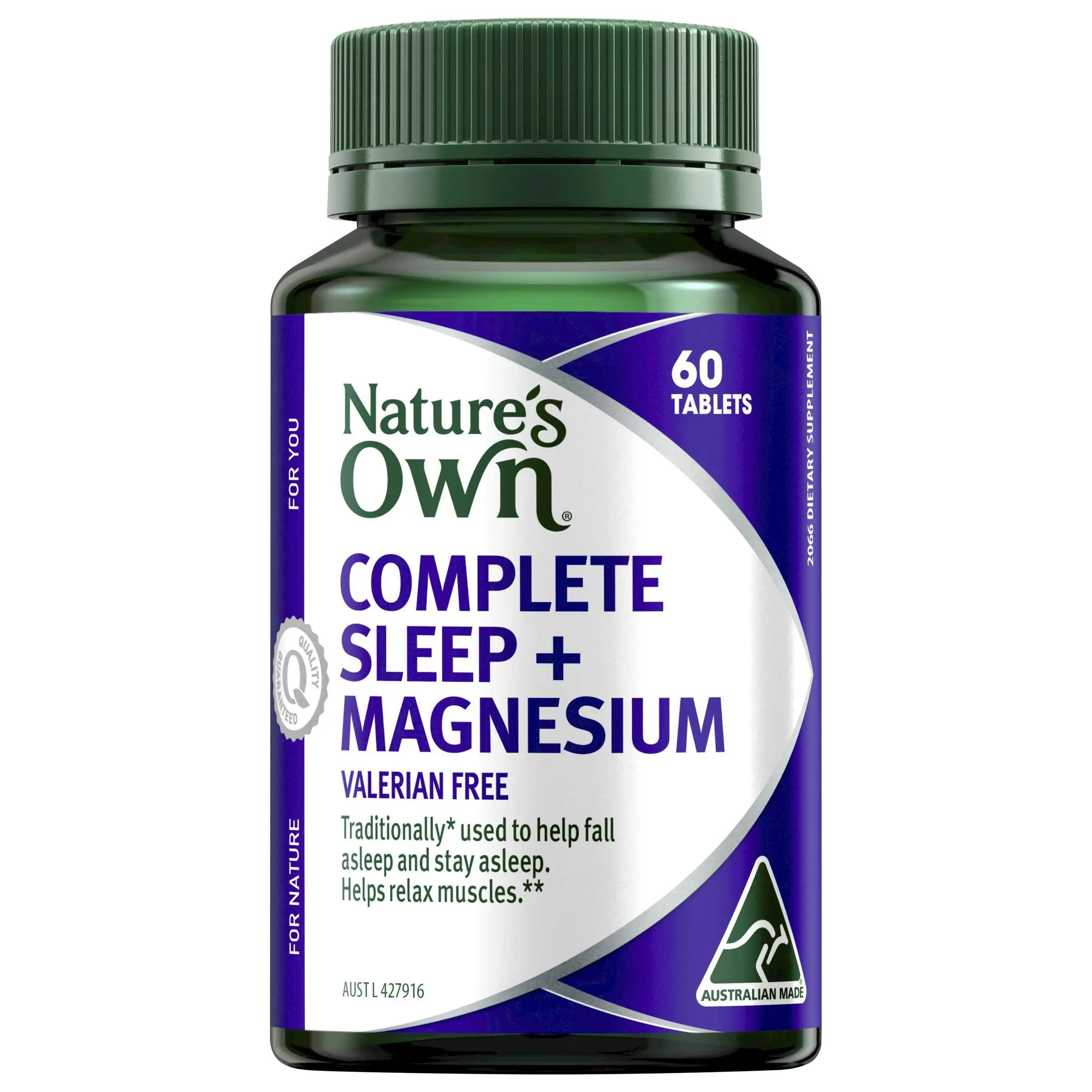 Nature's Own Complete Sleep + Magnesium 60 Tablets - Health