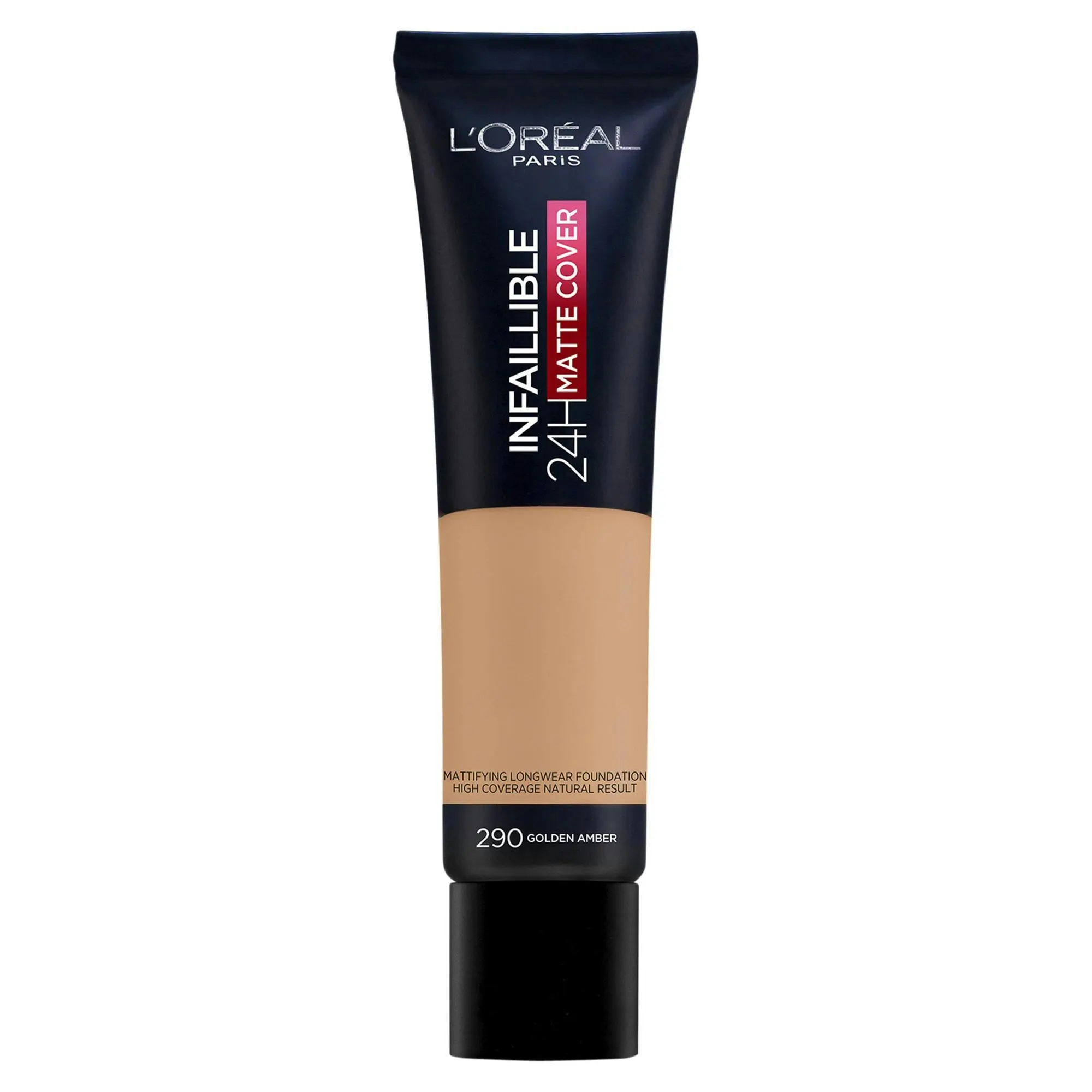 L'Oreal Infallible 24 Hour Matte Foundation 290 Golden Amber - Beauty