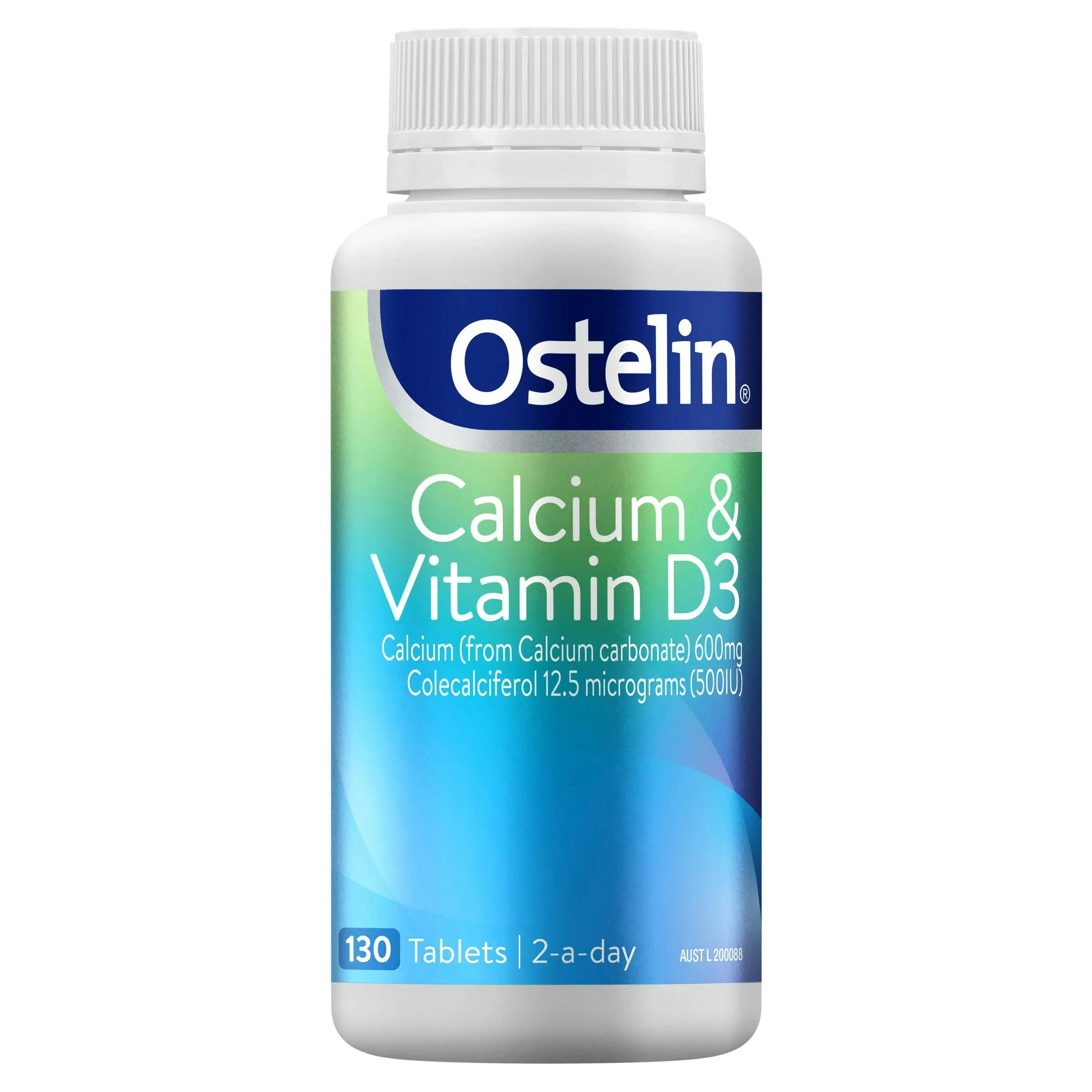 Ostelin Calcium & Vitamin D3 130 Tablets - Health