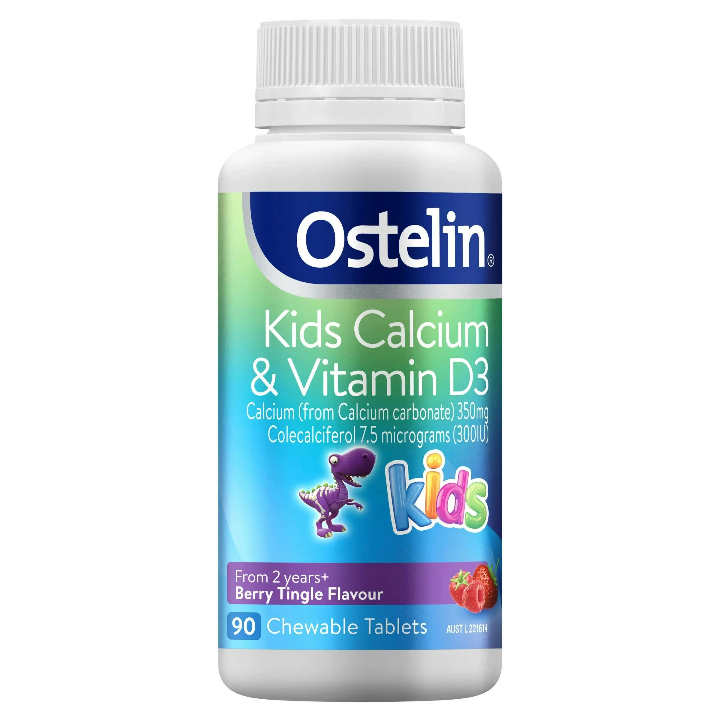 Ostelin Kids Calcium & Vitamin D3 90 Chewable Tablets - Health