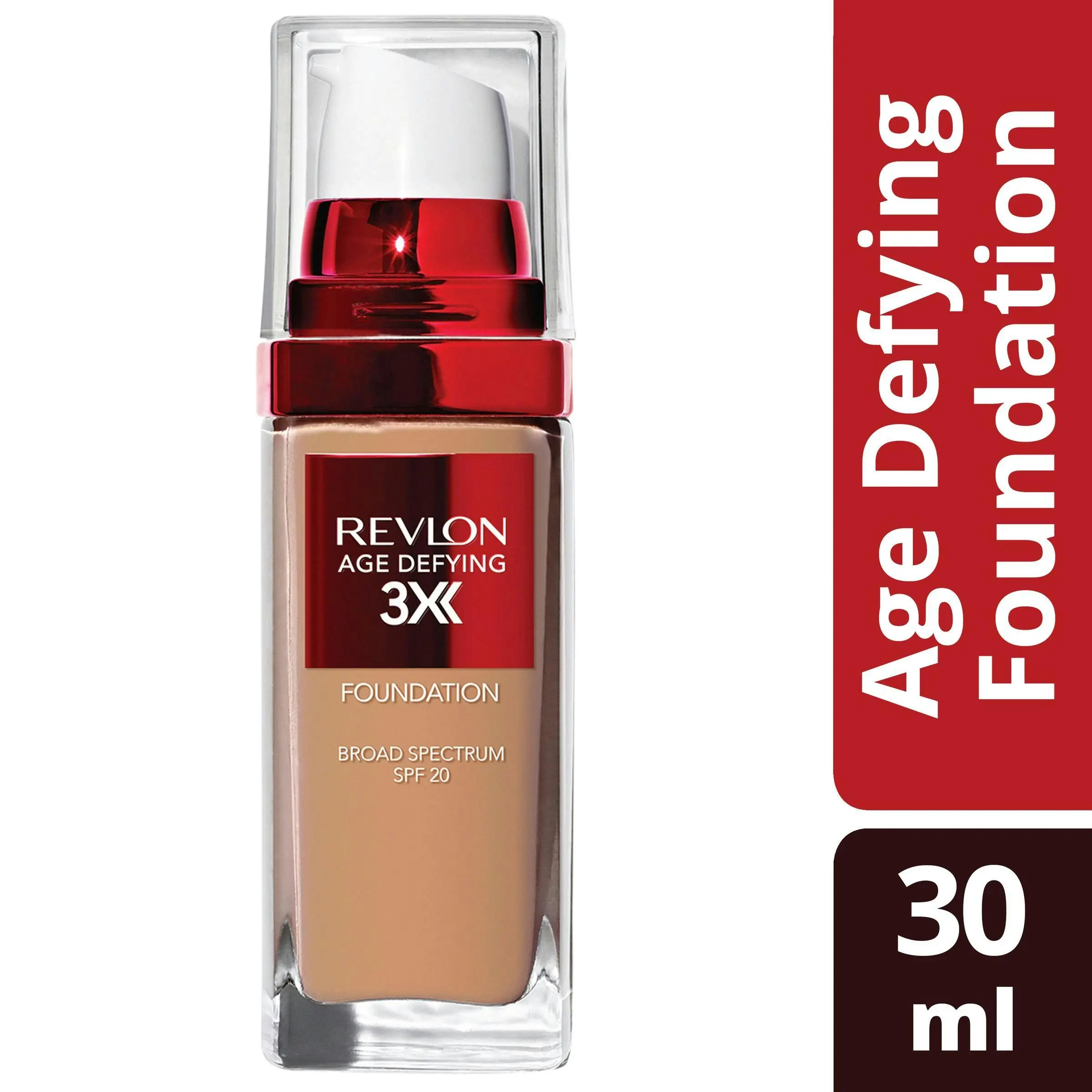 Revlon Age Defying 3X Foundation 55 Cool Beige - Beauty