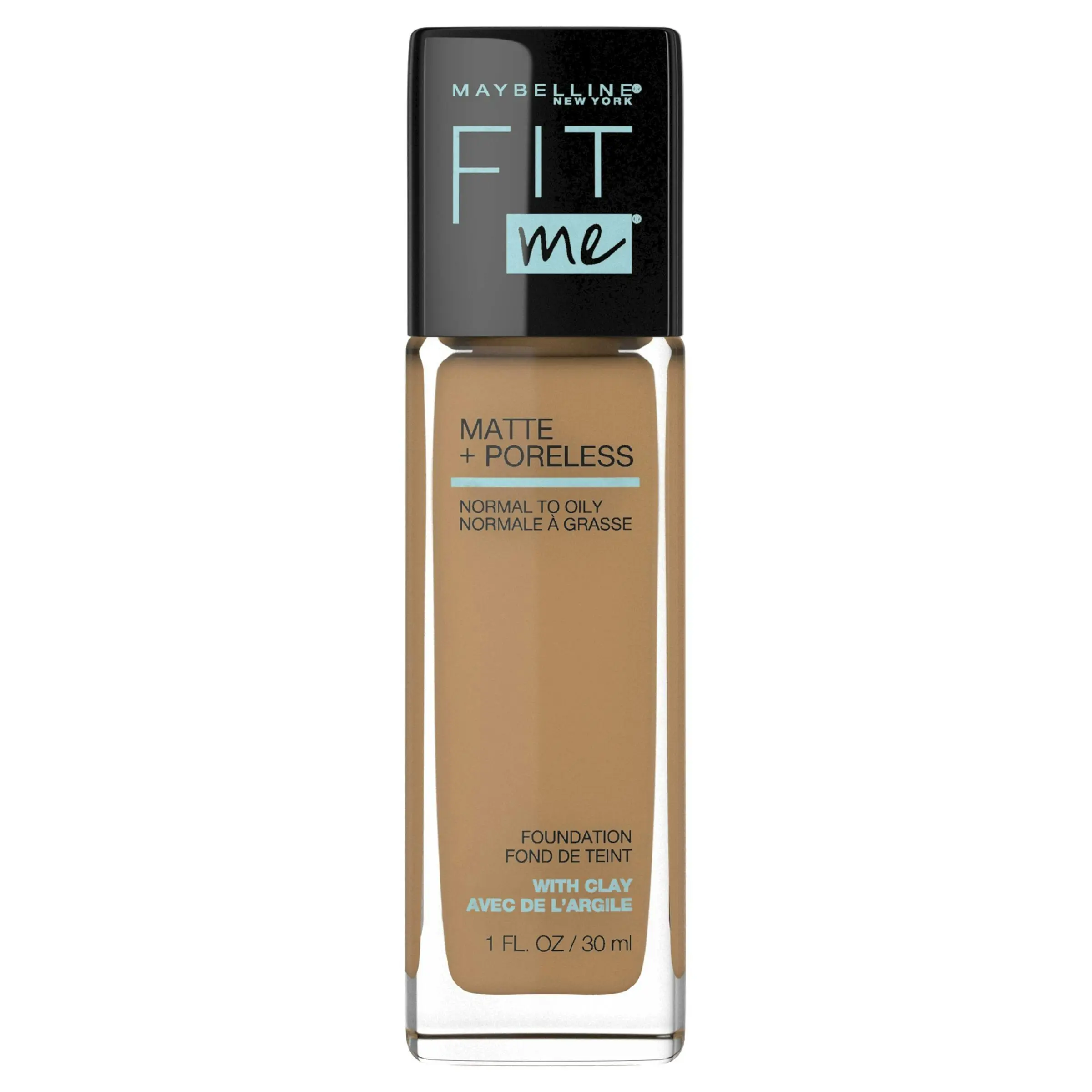 Maybelline Fit Me Matte & Poreless Mattifying Liquid Foundation Golden Caramel 332 - Beauty