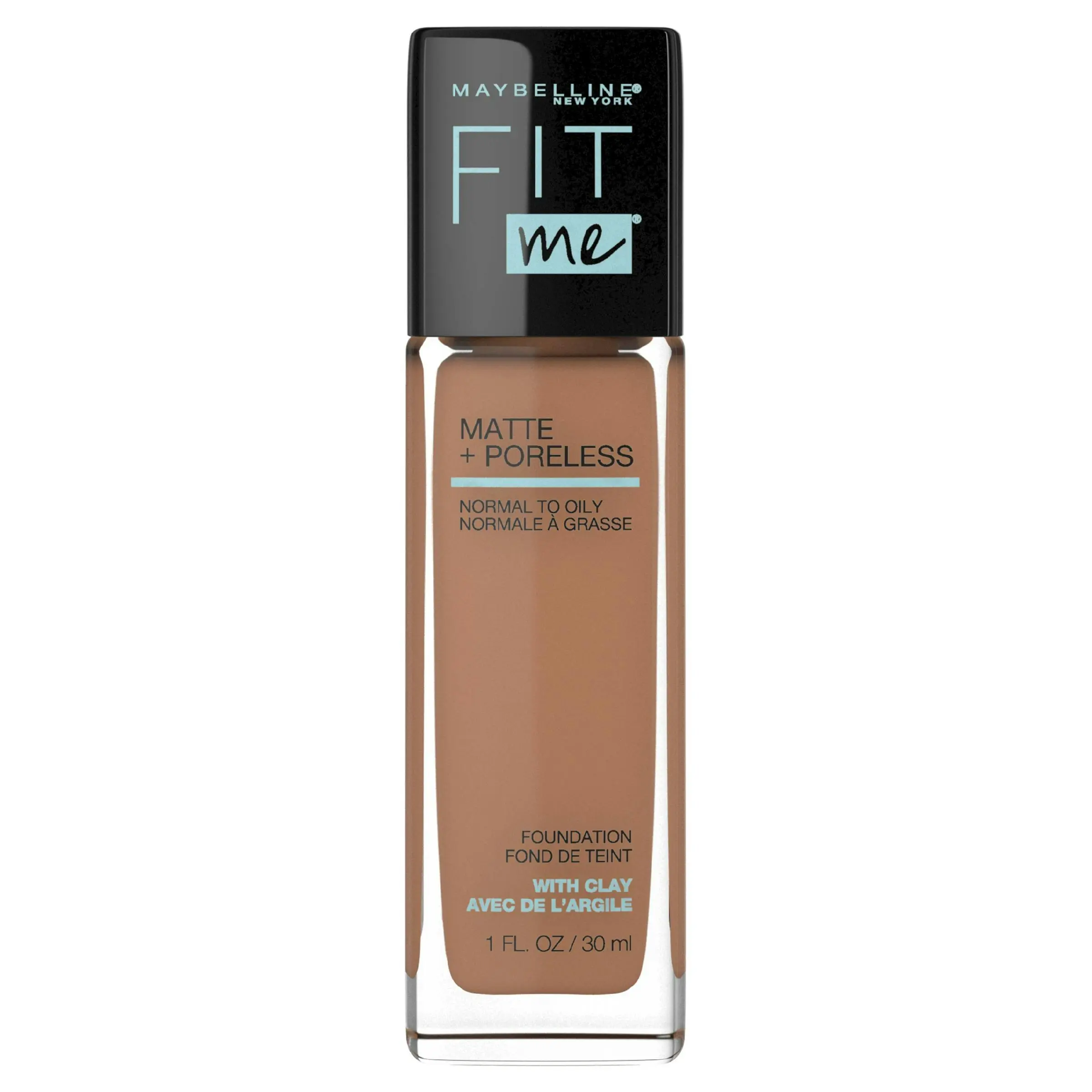 Maybelline Fit Me Matte & Poreless Mattifying Liquid Foundation Spicy Brown 338 - Beauty
