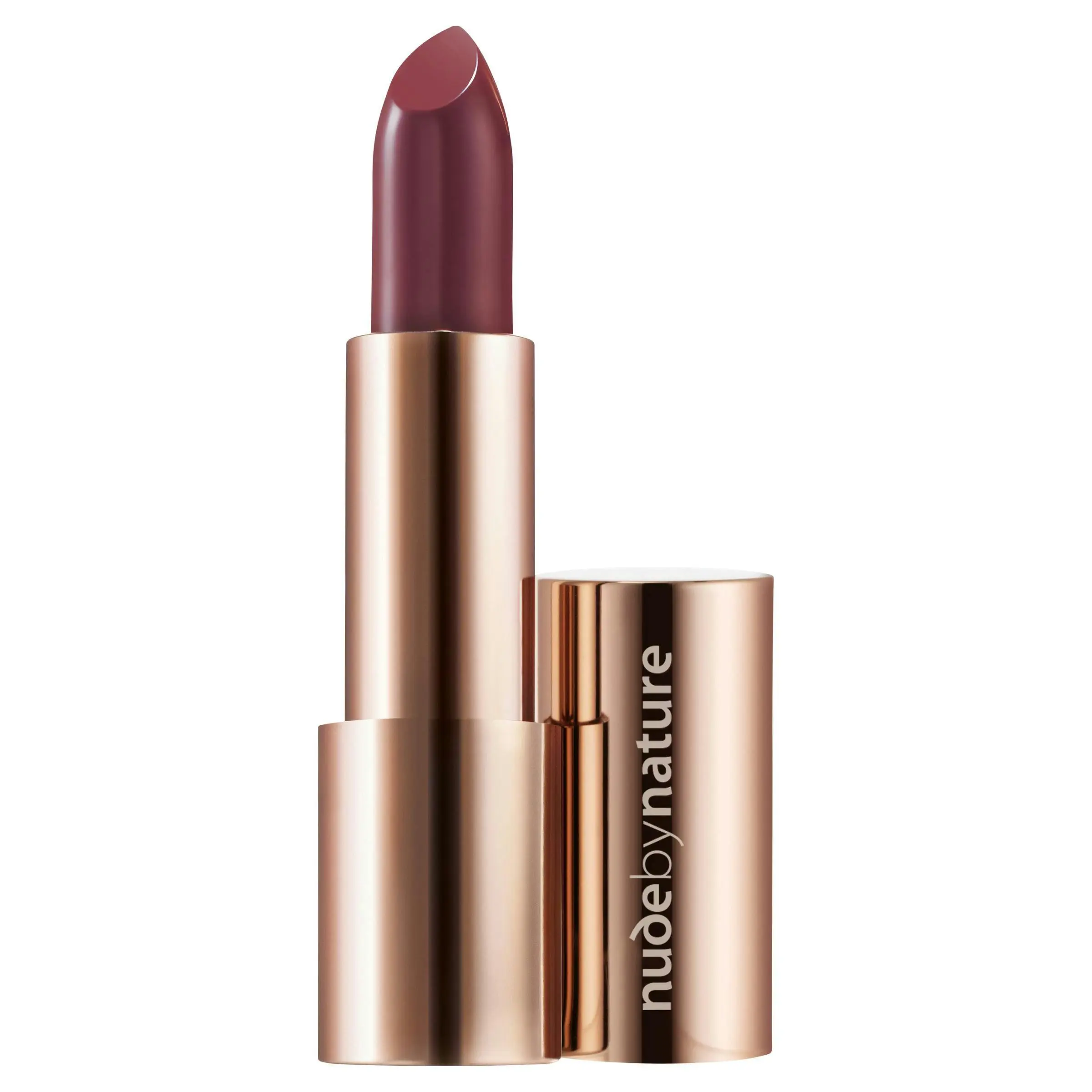 Nude by Nature Moisture Shine Lipstick 07 Deep Plum 4G - Beauty