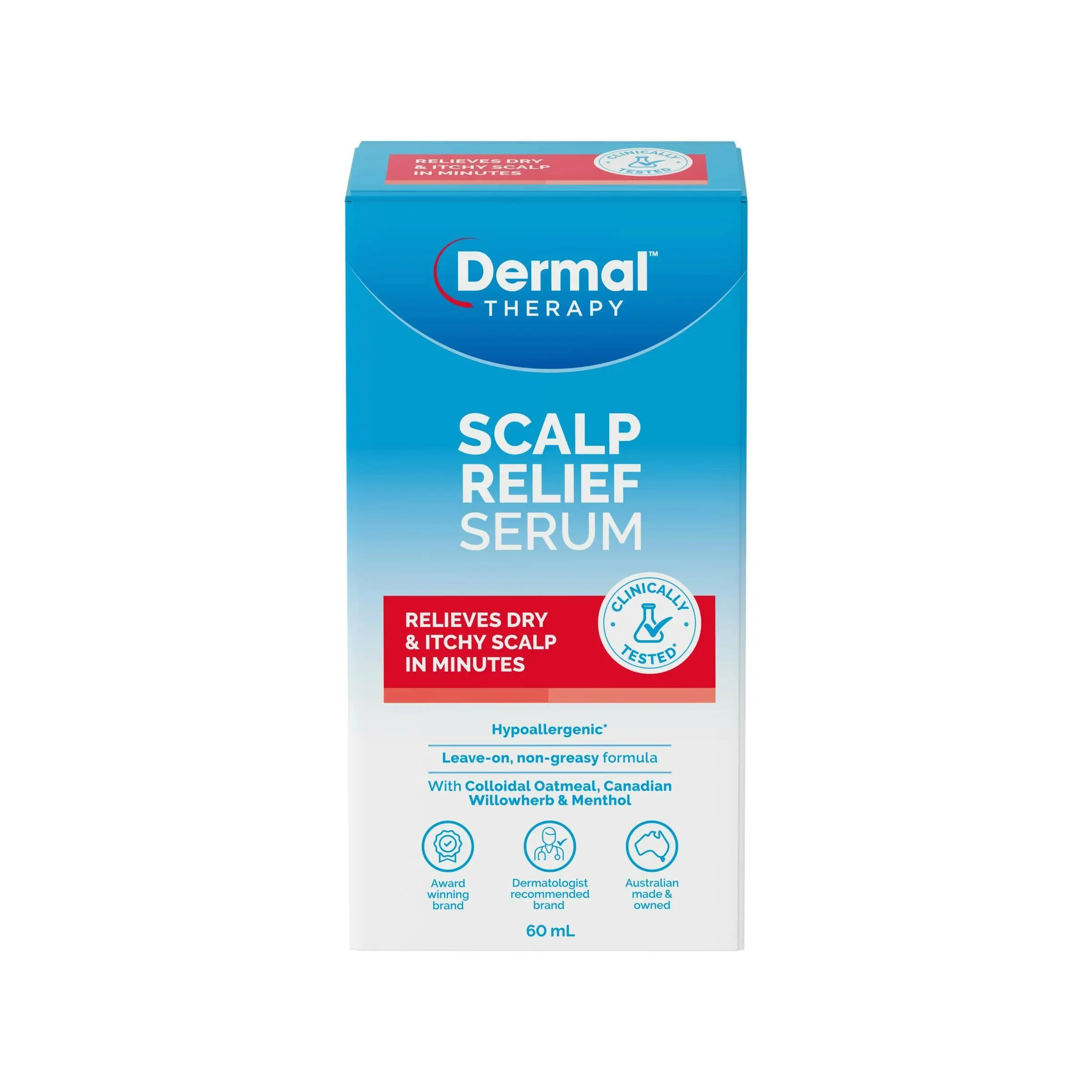 Dermal Therapy Scalp Relief Serum 60mL - Beauty