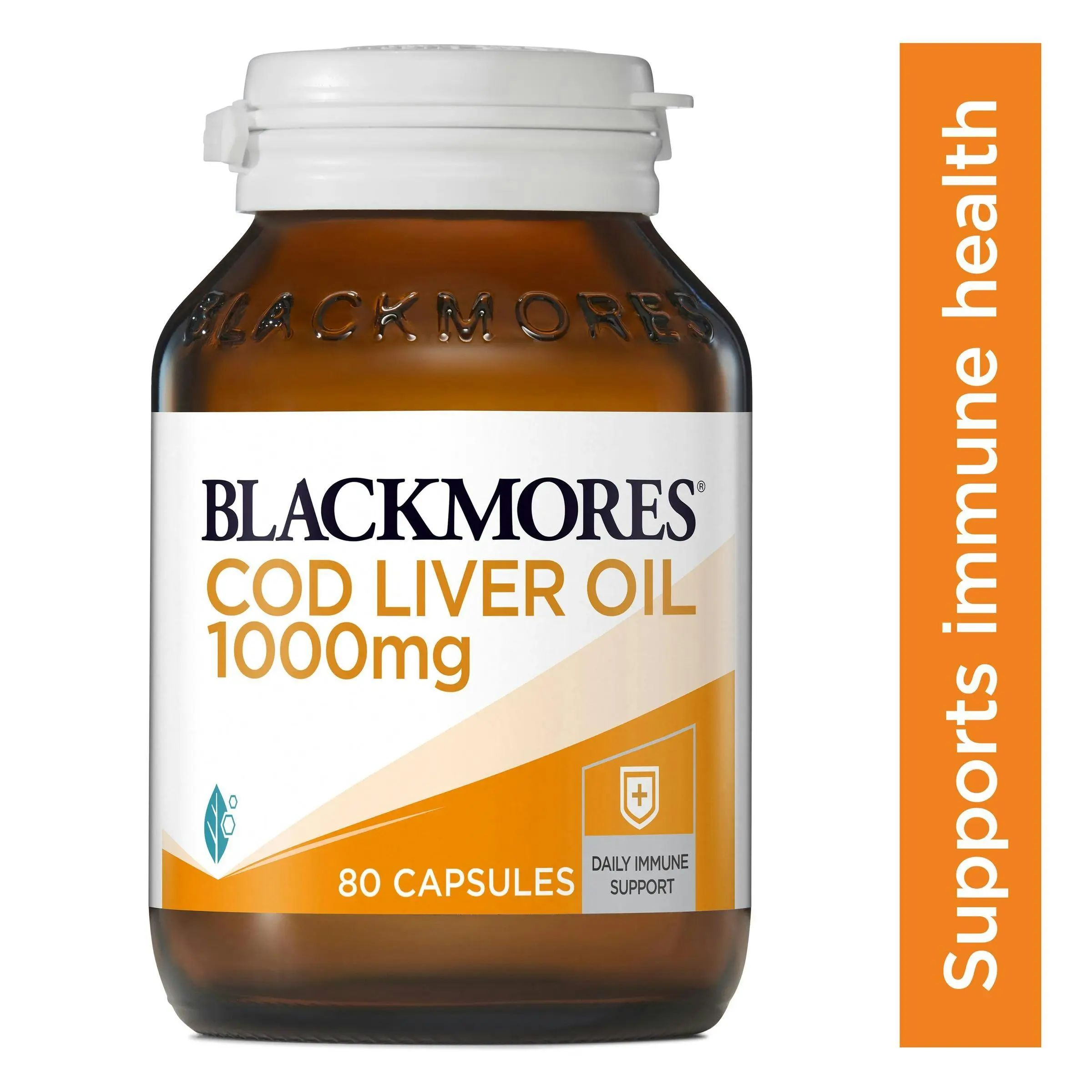 Blackmores Cod Liver Oil 1000mg 80 Capsules - Health