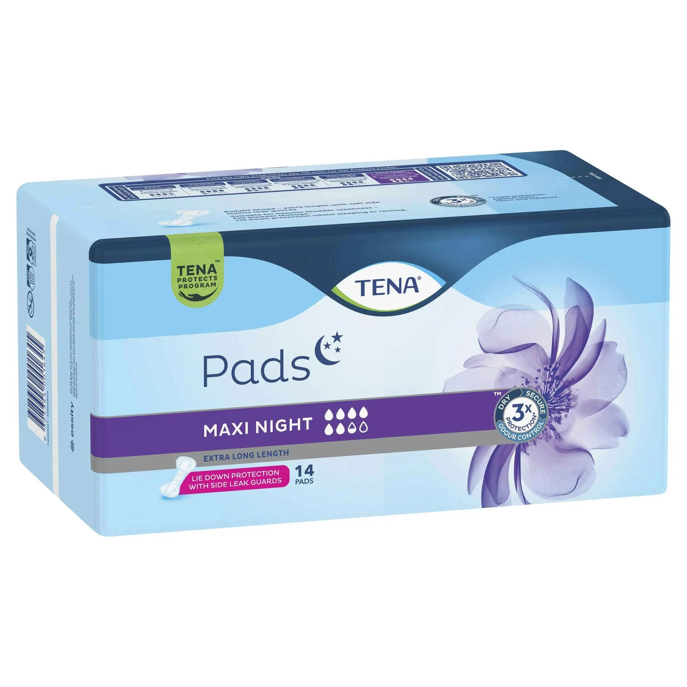 TENA Pads Maxi Night 14 Pack - Health