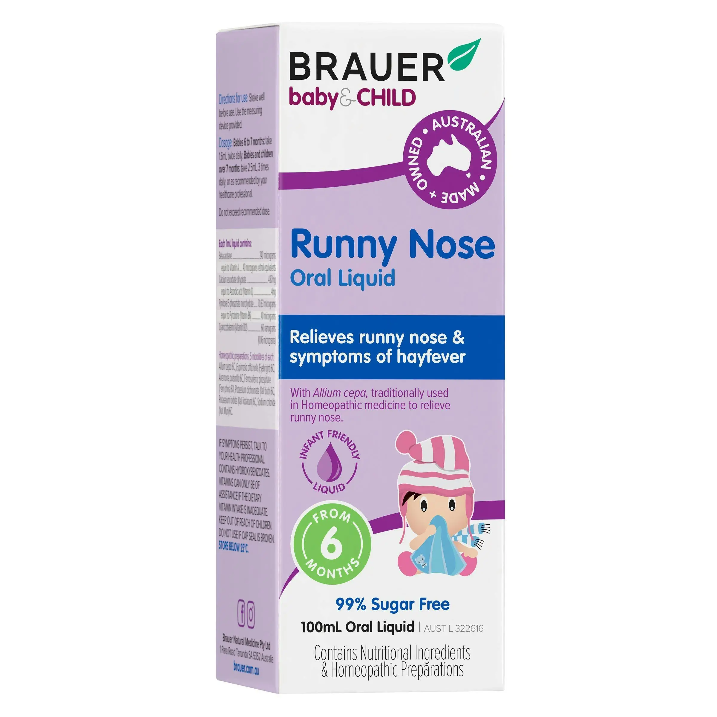 Brauer Baby & Child Runny Nose 100mL
