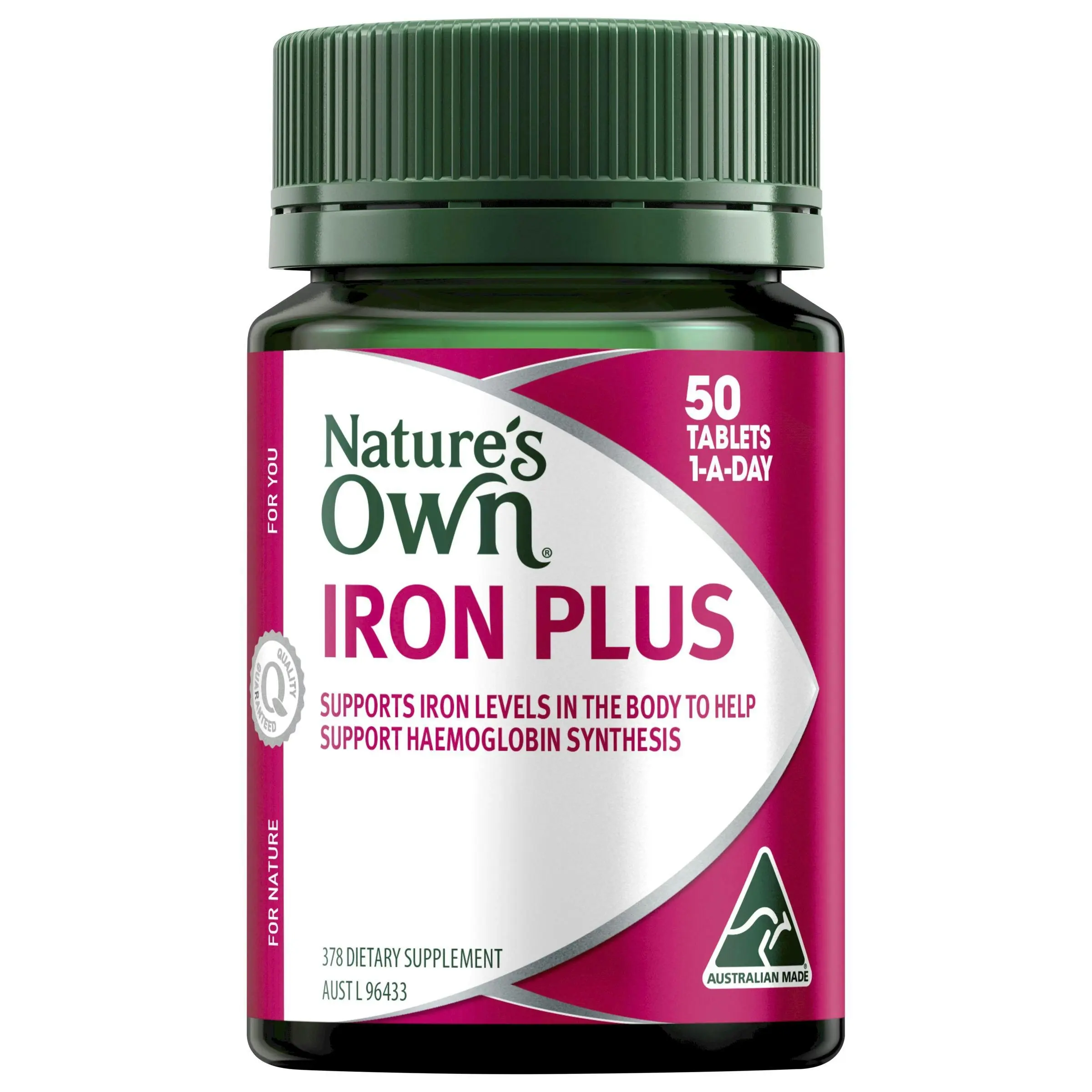Nature's Own Iron Plus 50 Tablets - Health
