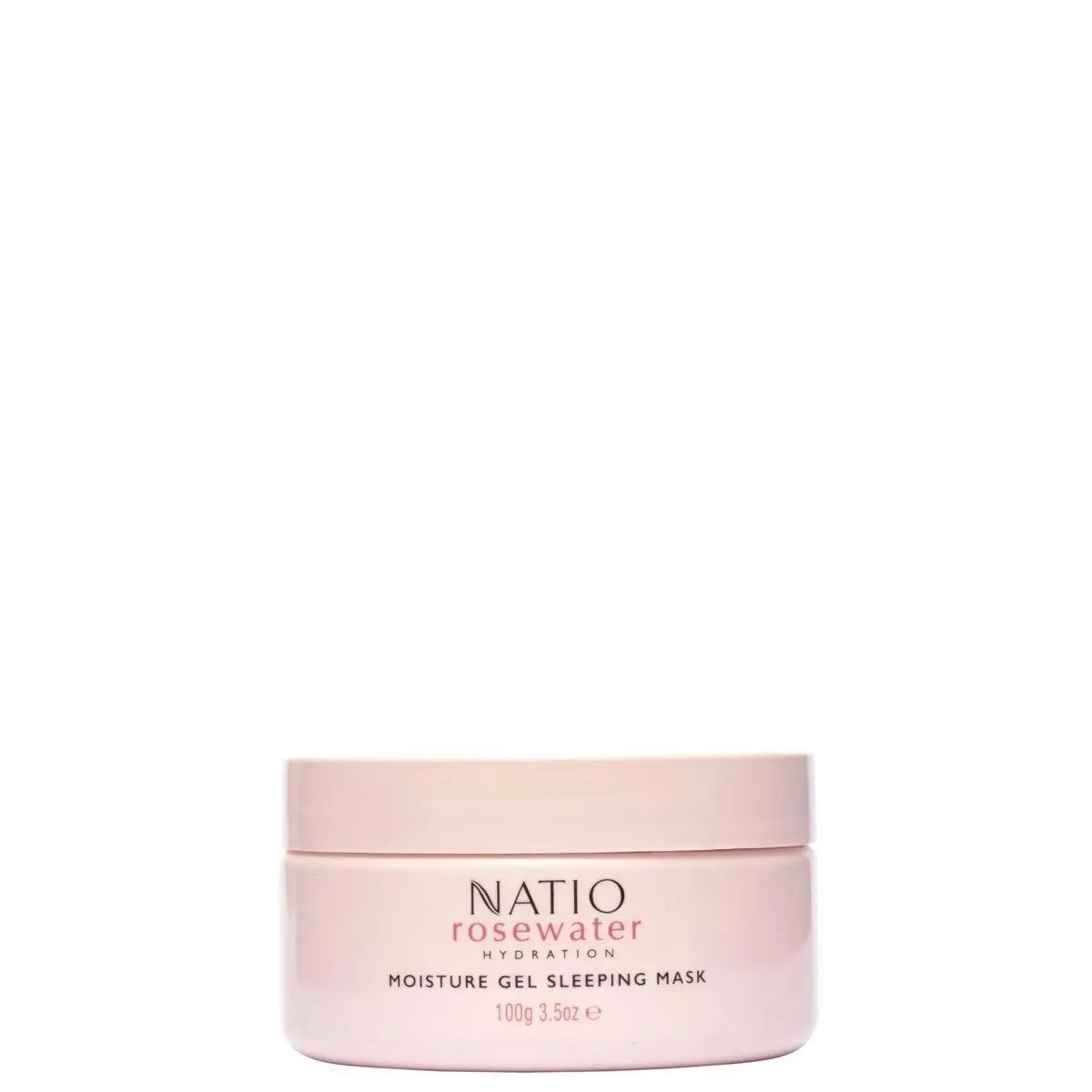 Natio Rosewater Hydration Moisture Gel Sleeping Mask 100g - Beauty