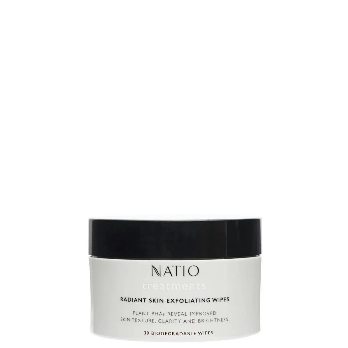 Natio Radiant Skin Exfoliating Wipes 30 Wipes - Beauty